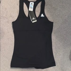 NWT Adidas black cross tank